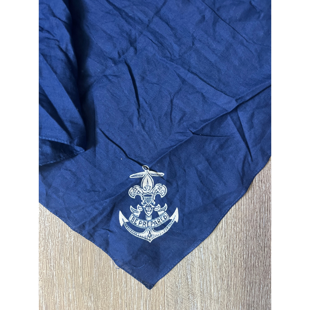 Vintage Boy Scouts of America Heraldic Scarf Neckerchief Be Prepared